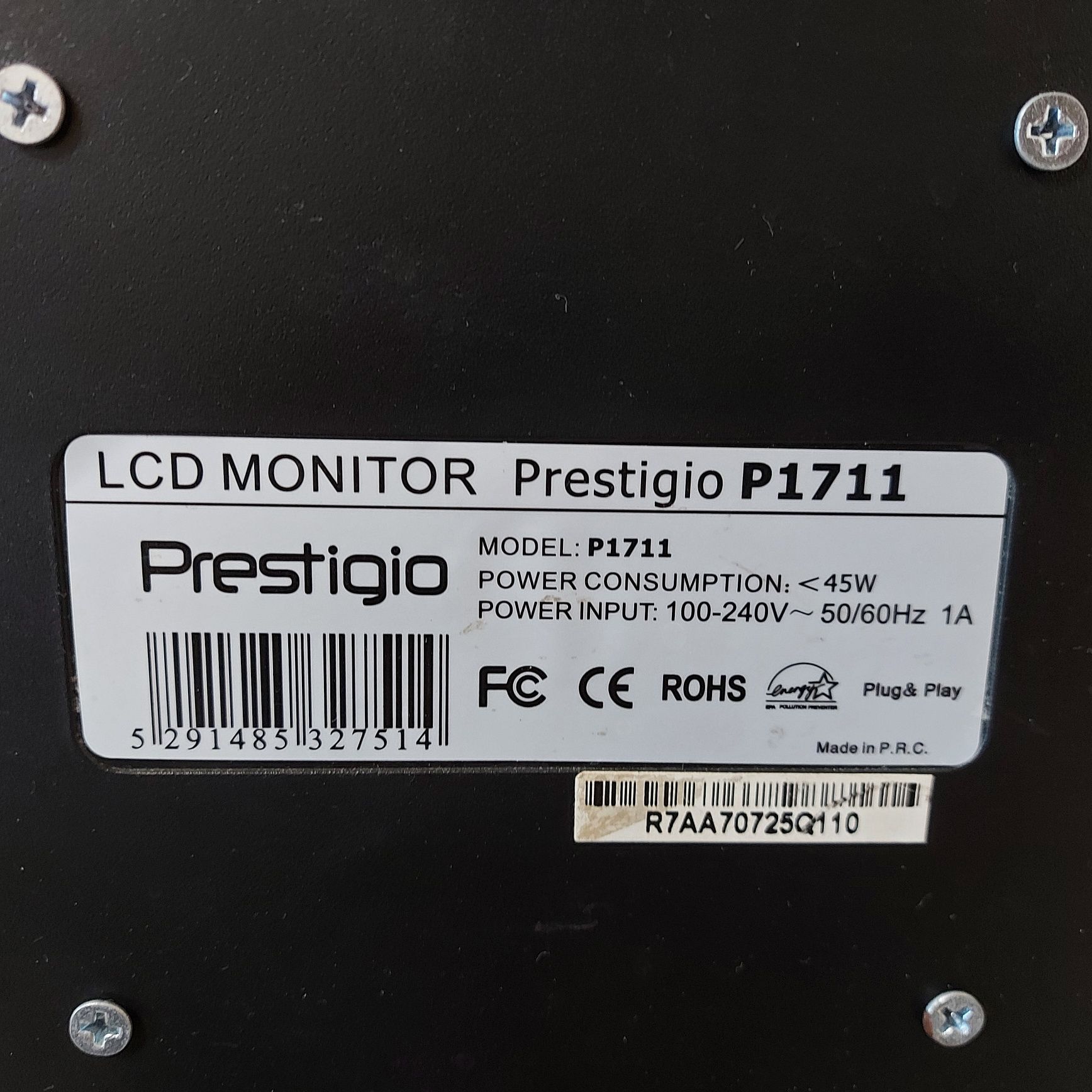 Монитор 17" Prestigio P1711