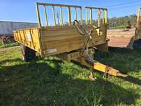 Reboque agricola tribasculante galucho 10000 kg - usado