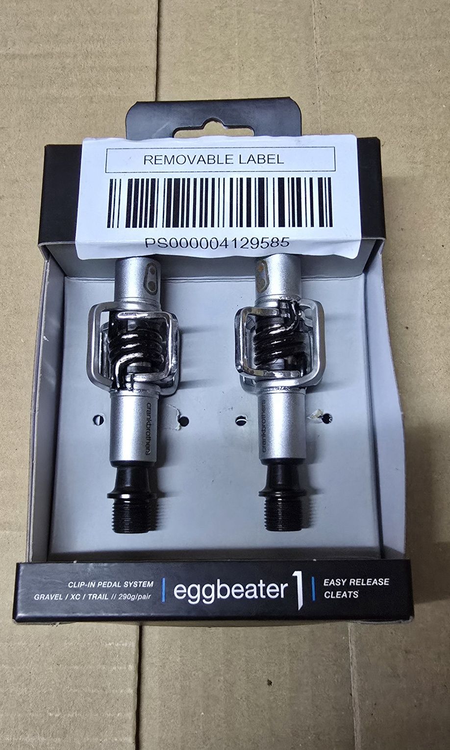 Pedais CRANK BROTHERS Beater Prata Preto