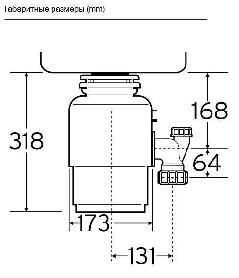 Подрібнювач In-Sink-Erator Model S60