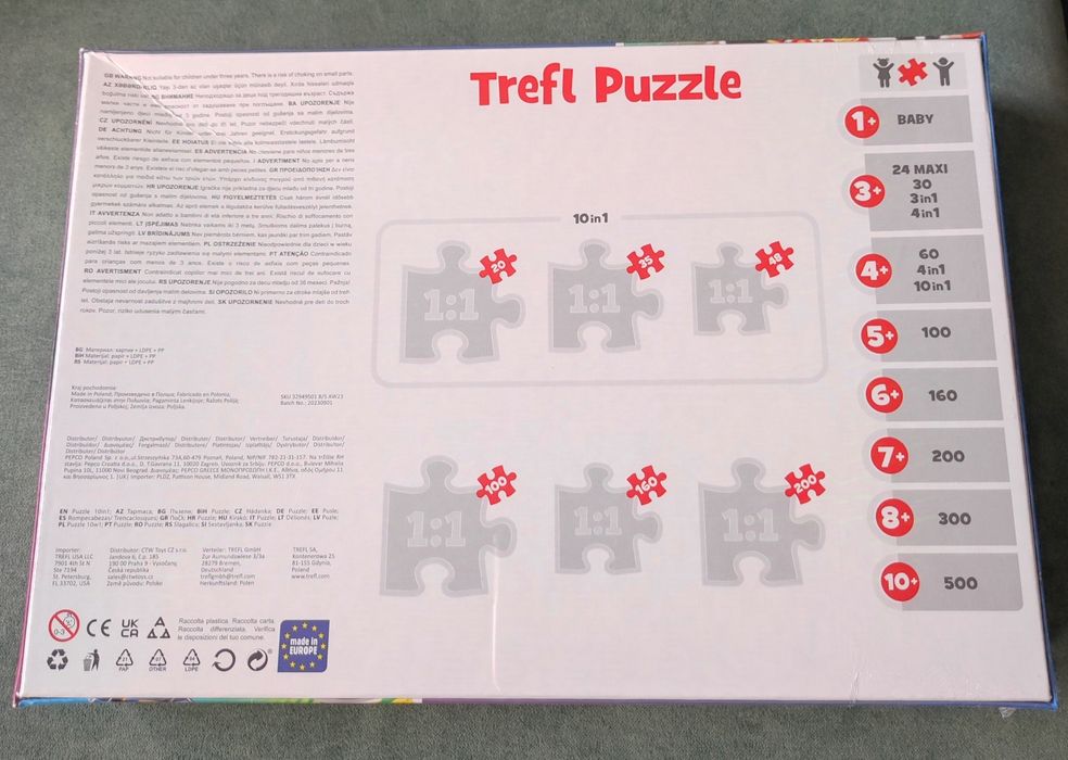Trefl puzzle 10 w 1 Psi Patrol