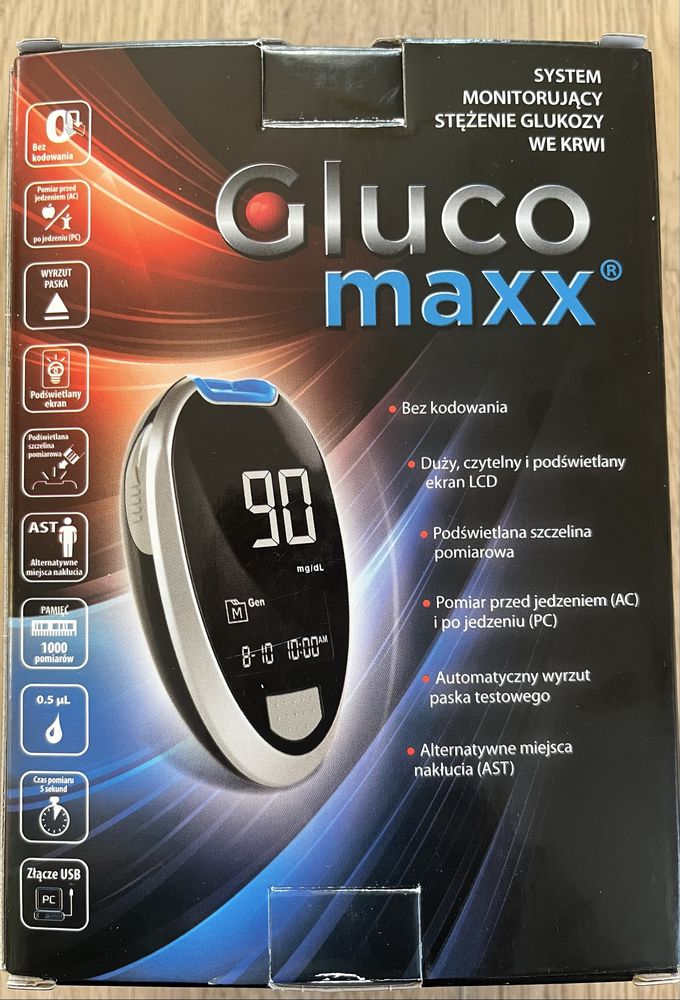 Gluco Max - przyrzad do badania glukozy we krwi
