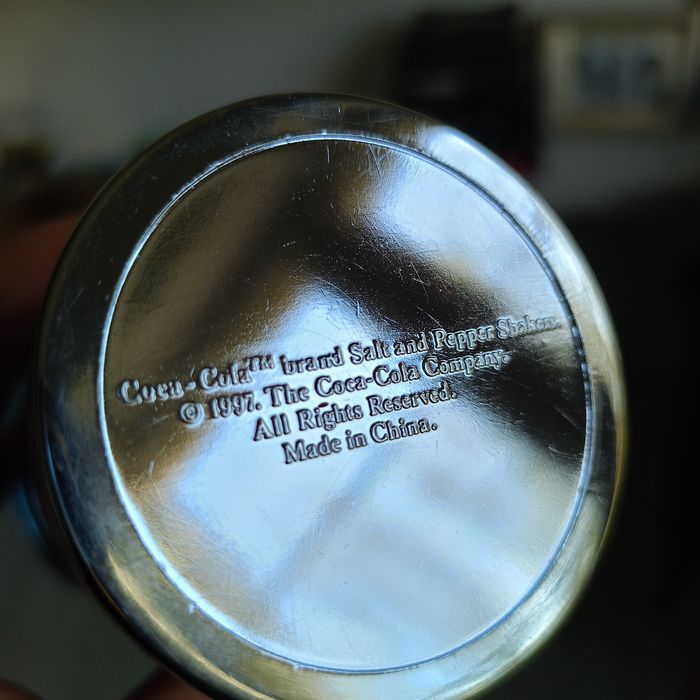 Coca Cola solniczka pieprzniczka