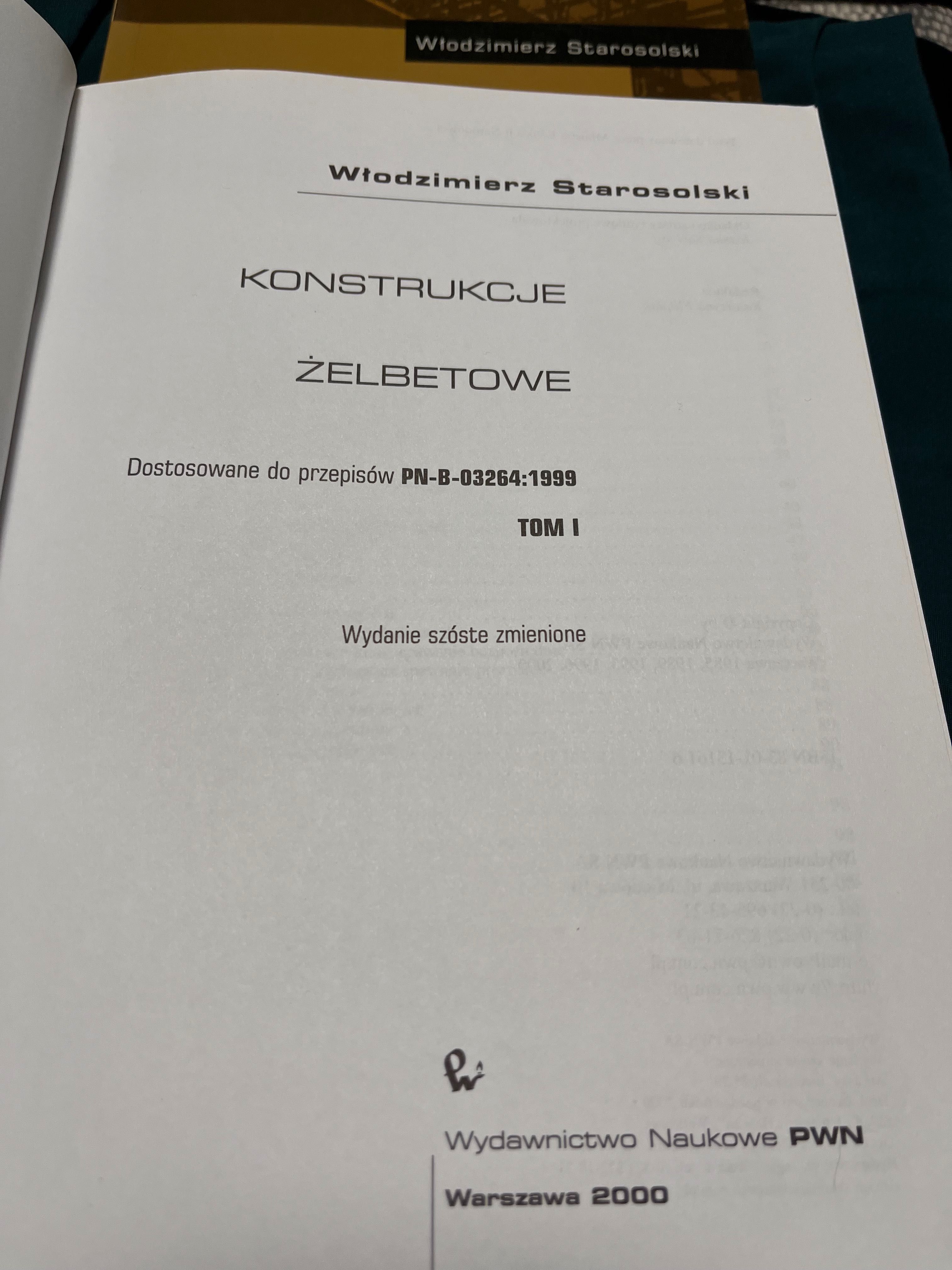 Konstrukcje żelbetowe tom I i tom II
