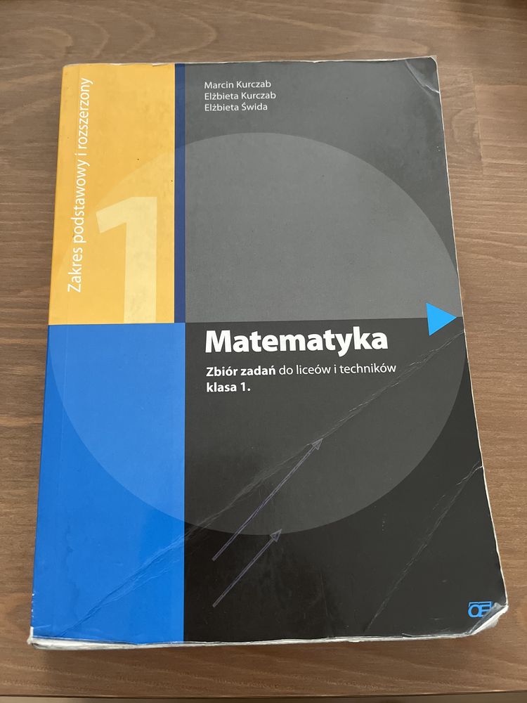 Matematyka 1, zbiór zadań, Kurczab, Świda