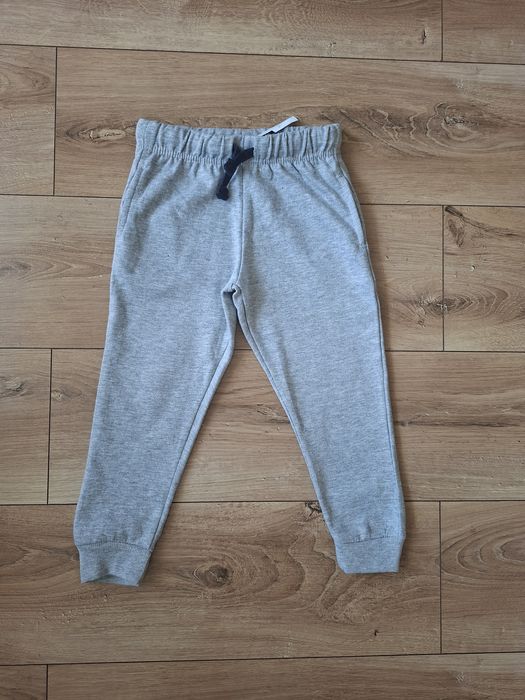 Spodnie dresowe 110 nowe szare chłopiec kieszenie woolworth