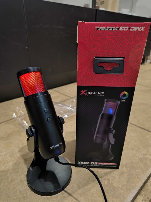 Мікрофон ігровий XTRIKE ME XMC-03 з RGB підсвіткою