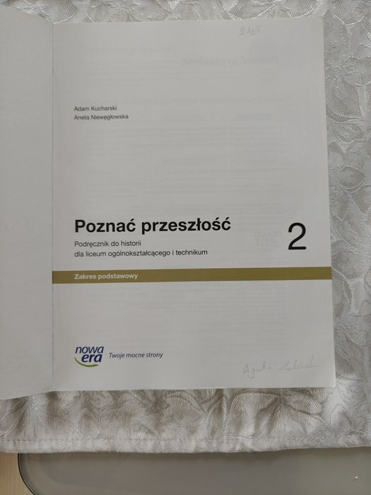 Podręcznik do Historii dla liceum i technikum 2