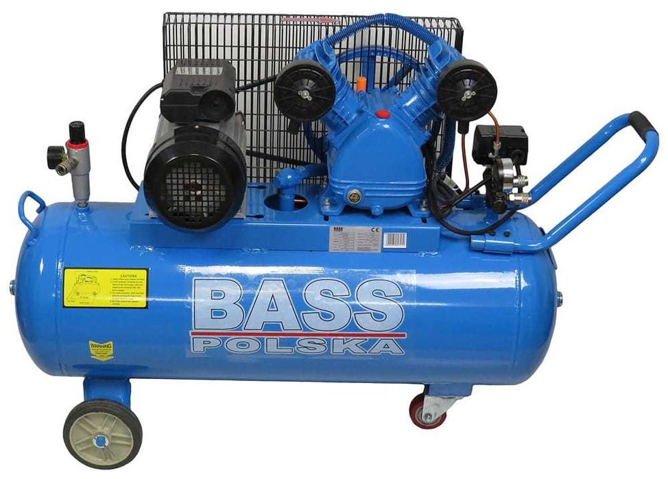 BASS POLSKA Kompresor Olejowy 100l Sprężarka 2,2kw 390l/min BP4404