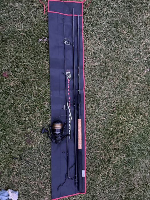 Wedka preston bait up 3,6 m + kołowrotek DAM