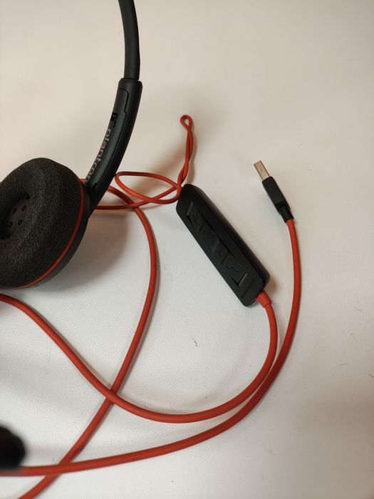 Słuchawki plantronics z mikrofonem