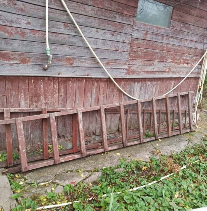 Лестница деревянная 3 метра драбина, самовывоз