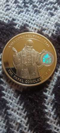 Nowy olbrzymi medal Jan Paweł II Conclawe