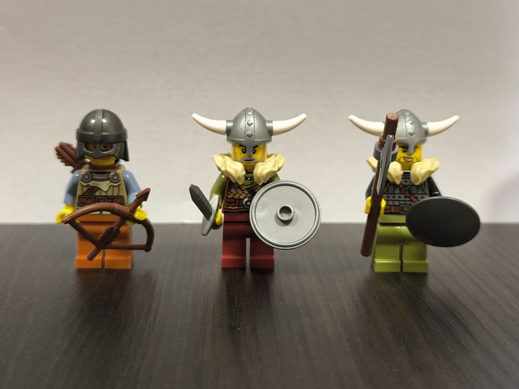 LEGO wiking viking minifigurki rycerze