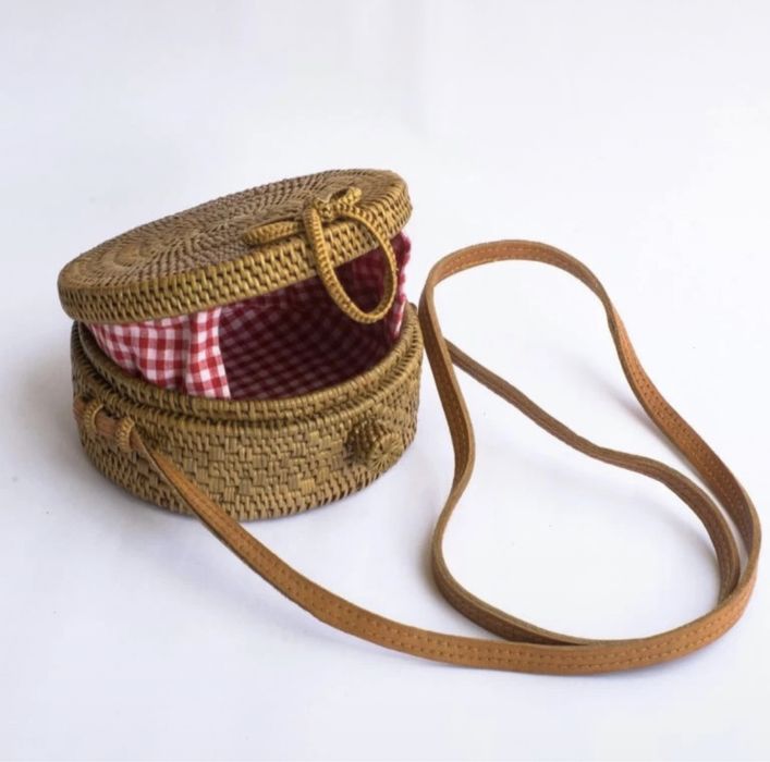 Mala de Rattan forrada