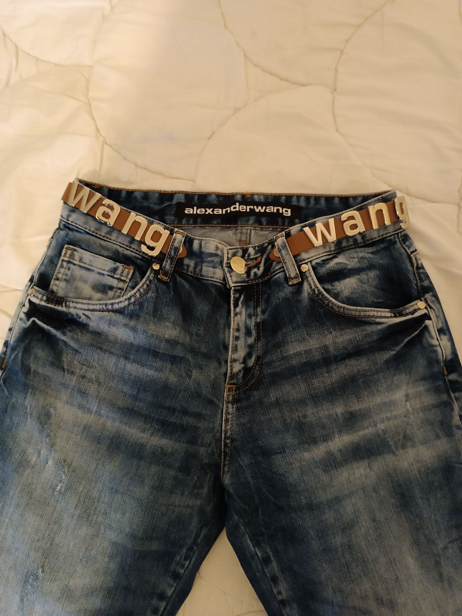 Джинсы Alexander Wang, оригинал скинир.М