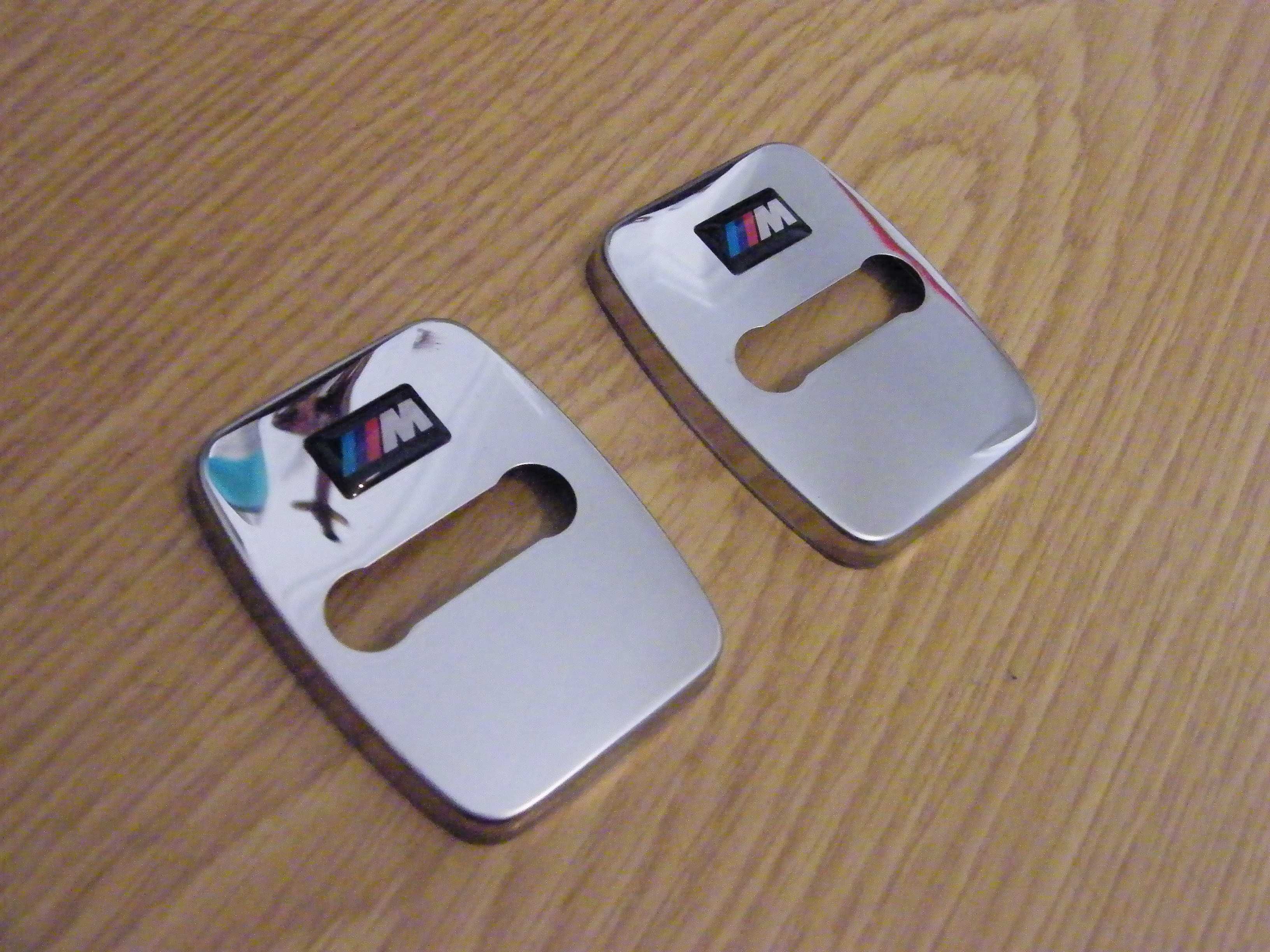 Tampas Proteções Fecho Porta BMW M Performance | Preto ou Cromado