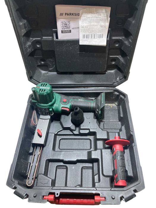 Pilnik elektryczny Parkside PBSA 20 li a1 body walizka