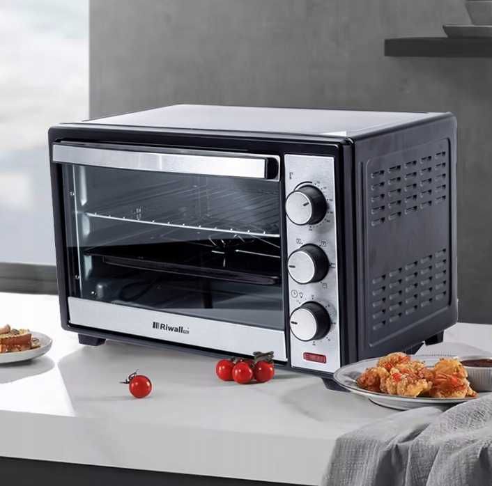 Mini Piekarnik Elektryczny Wolnostojący Grill Rożno RIWALL - WYPRZEDAŻ