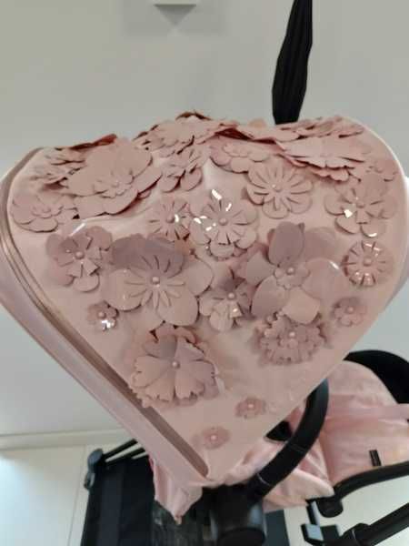 [OUTLET] Cybex Priam 4.0 Wózek Głęboko-Spac. Pale Blush Simply Flowers