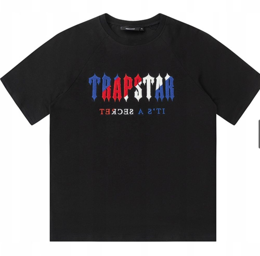 Мужские футболки Trapstar it’s a secret черные унисекс трепстар