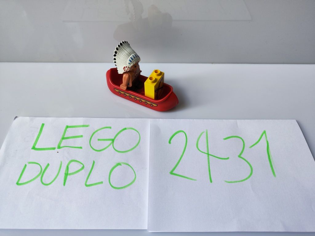 Zestaw klocków LEGO Duplo 2431 Czółno Wielkiego Wodza