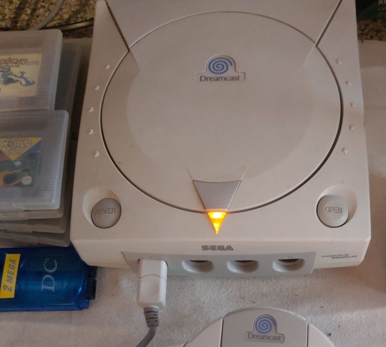 Dreamcast+Jogo Donald duck Attack Completo.