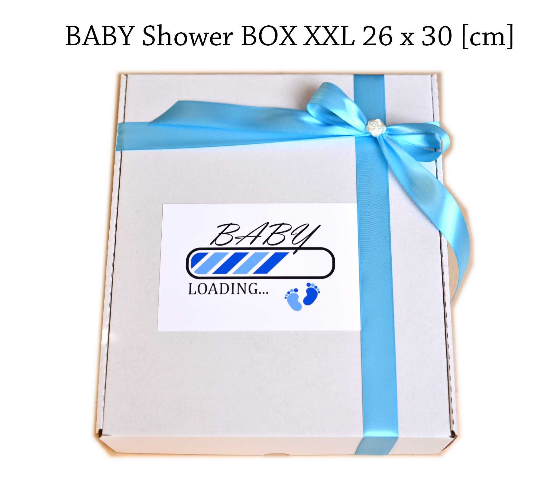 Piękny prezent na BABY SHOWER XXL box , wyprawka dla niemowlaka