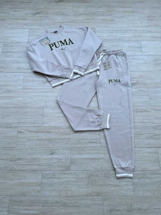 США! Теплі жіночі спортивні костюми Puma Squad Оригінал! На флісі! S-L