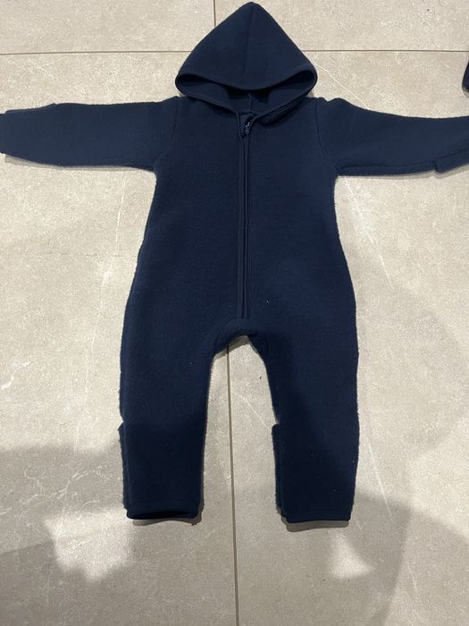 Kombinezon merino 80/86 granatowy