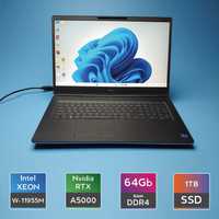 Ноутбук Dell Precision 7760 (Xeon W-11955M/RAM64/SSD1TB/RTXA5000)7249)