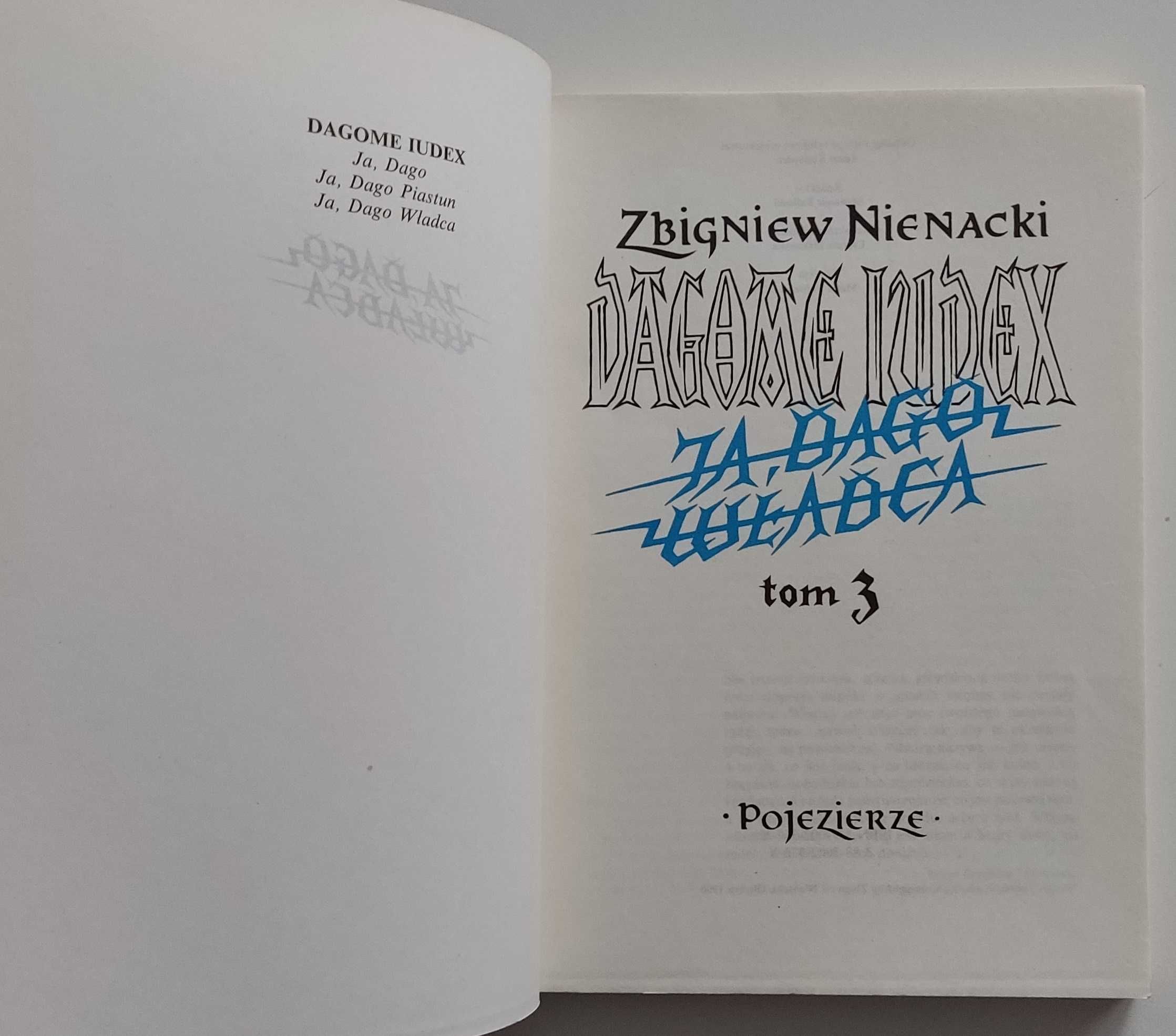 DAGOME IUDEX Zbigniew Nienacki komplet tomy 1 - 3 Wydanie I