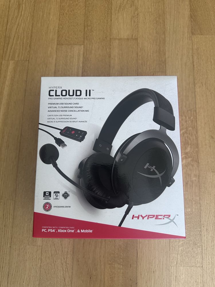 Auscultadores Gaming HyperX Cloud II - Cinza