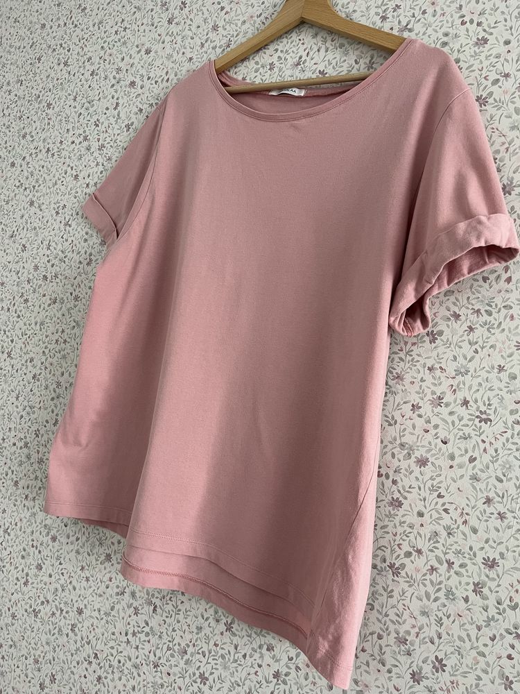 T-Shirt Emilka Wasalaa pudrowy róż XS/S