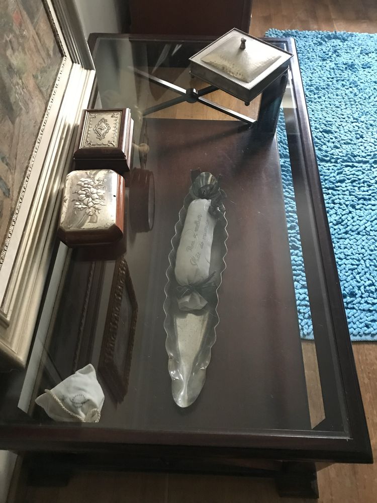 Mesa de sala de estar e de suporte a sofá