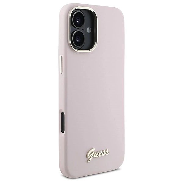 Guess GUHCP16MSMBSLP iPhone 16 Plus 6.7" różowy/pink hardcase Silicone