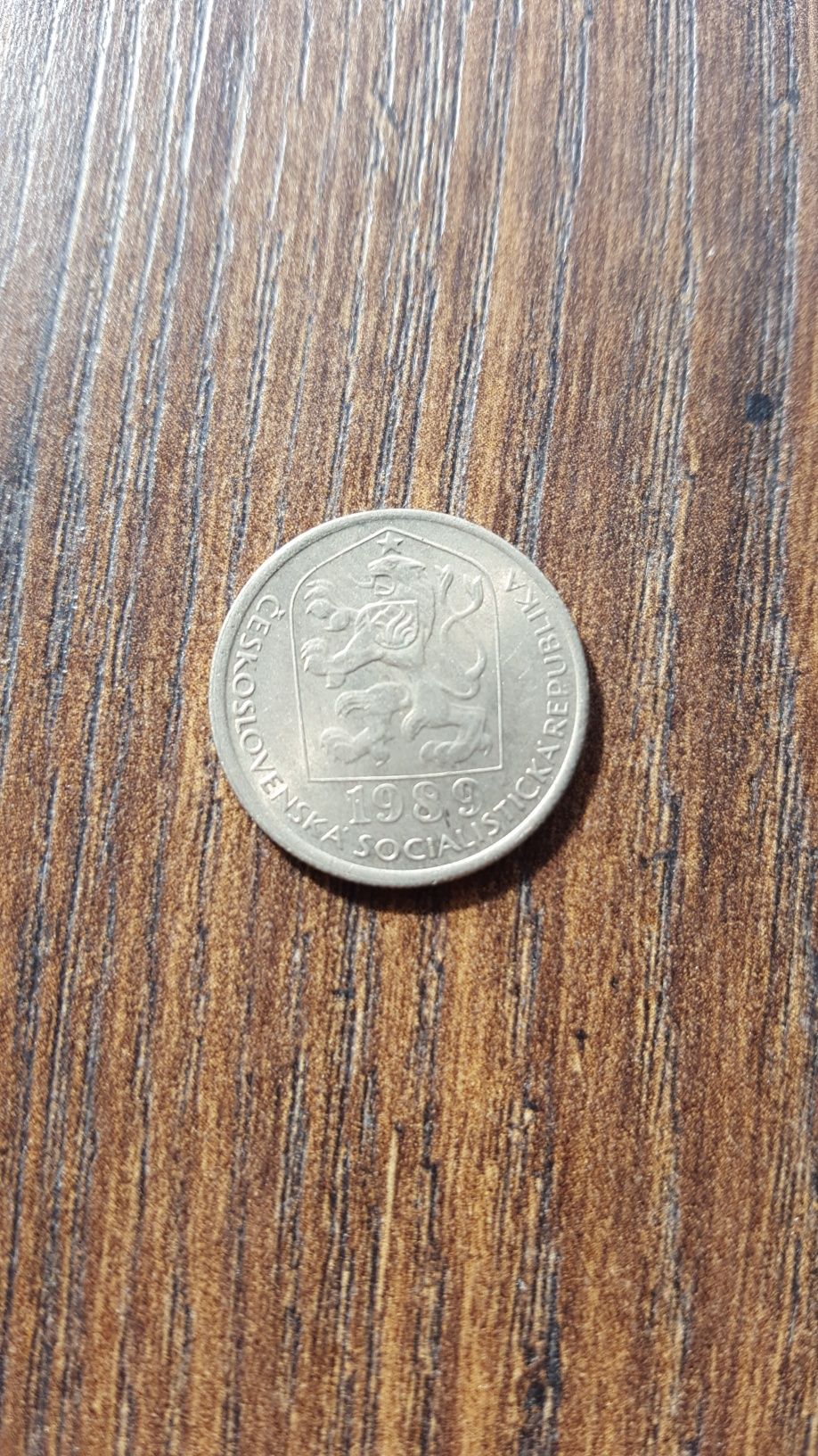 Moneta 50 halerzy Czechosłowacja 1985, 1989 rok