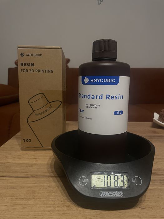 Żywica UV Anycubic Standard Przezroczysta 1KG