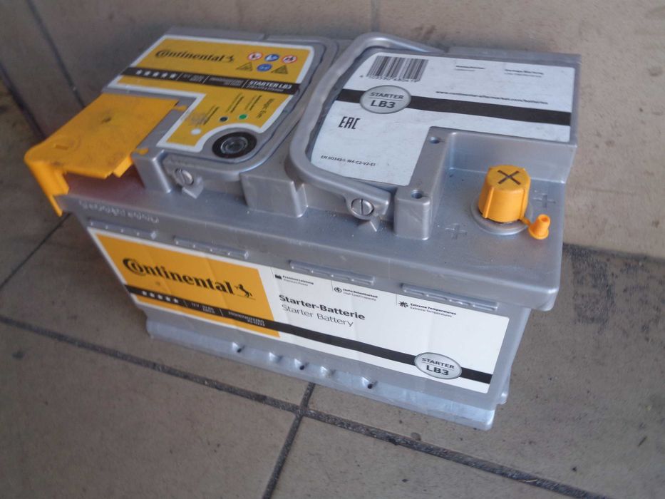 Nowy Akumulator Samochodowy CONTINENTAL 12V 70Ah 680A , ANDAR