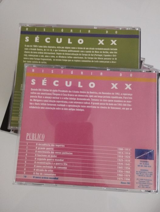 Coleção de cds sobre a História do Século XX