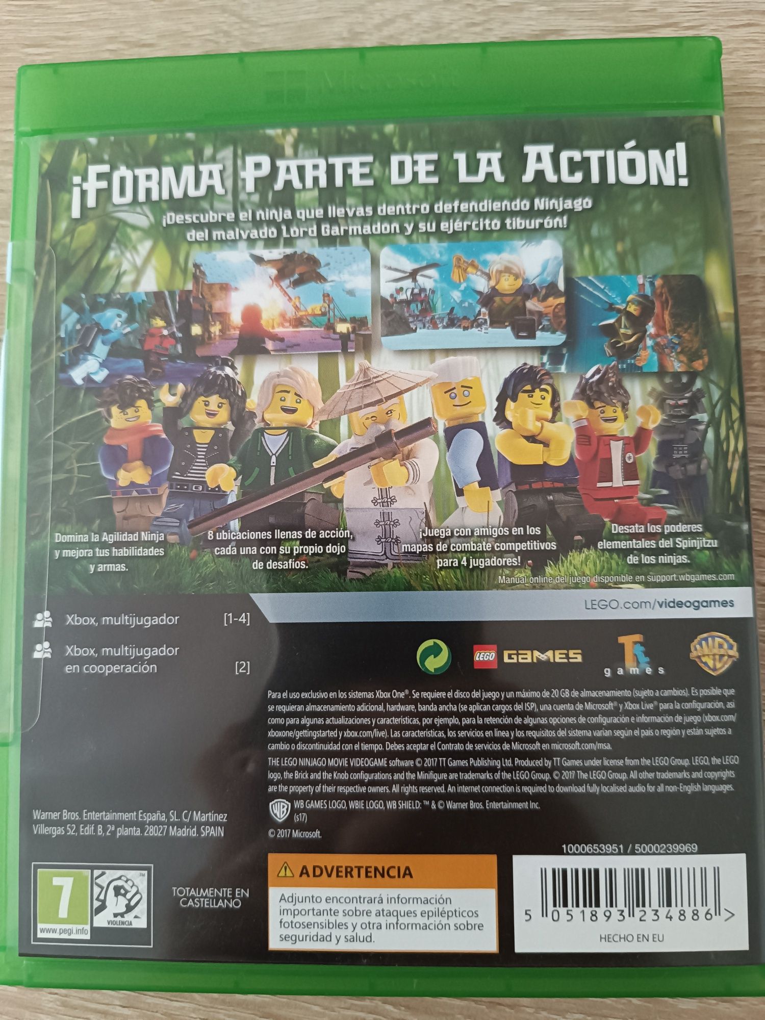 LEGO Ninjago Xbox One Pl dubbing.