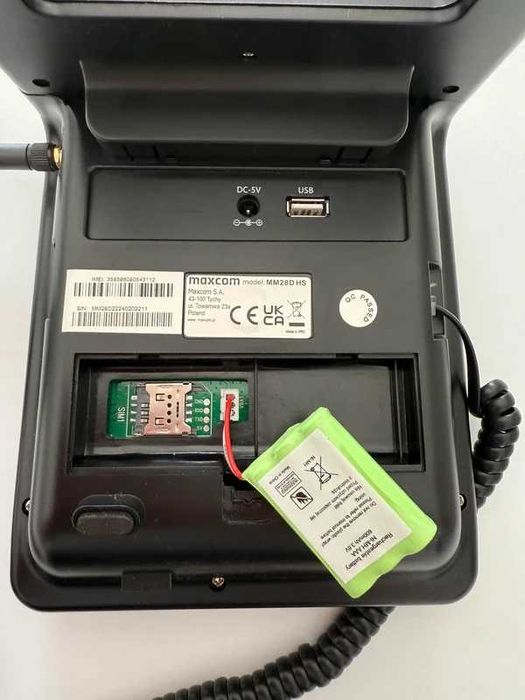 Telefone fixo Maxcom MM28D HS - NOVO