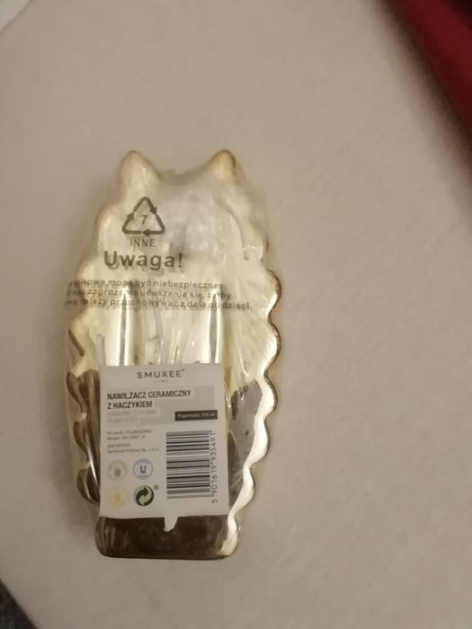 Nawilżacz ceramiczny na kaloryfer złoty