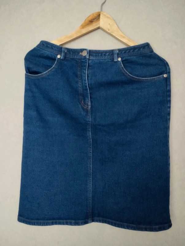 spódnica / spódniczka jeans/ołówkowa z kieszeniami Red herring rozm l