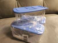 Tupperware KRYSTALICZNY Pojemnik do lodówki 460 ml 3szt