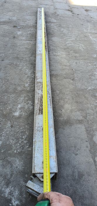 Belka aluminiowa zabezpieczającą ładunek chłodnia słupek poprzeczka