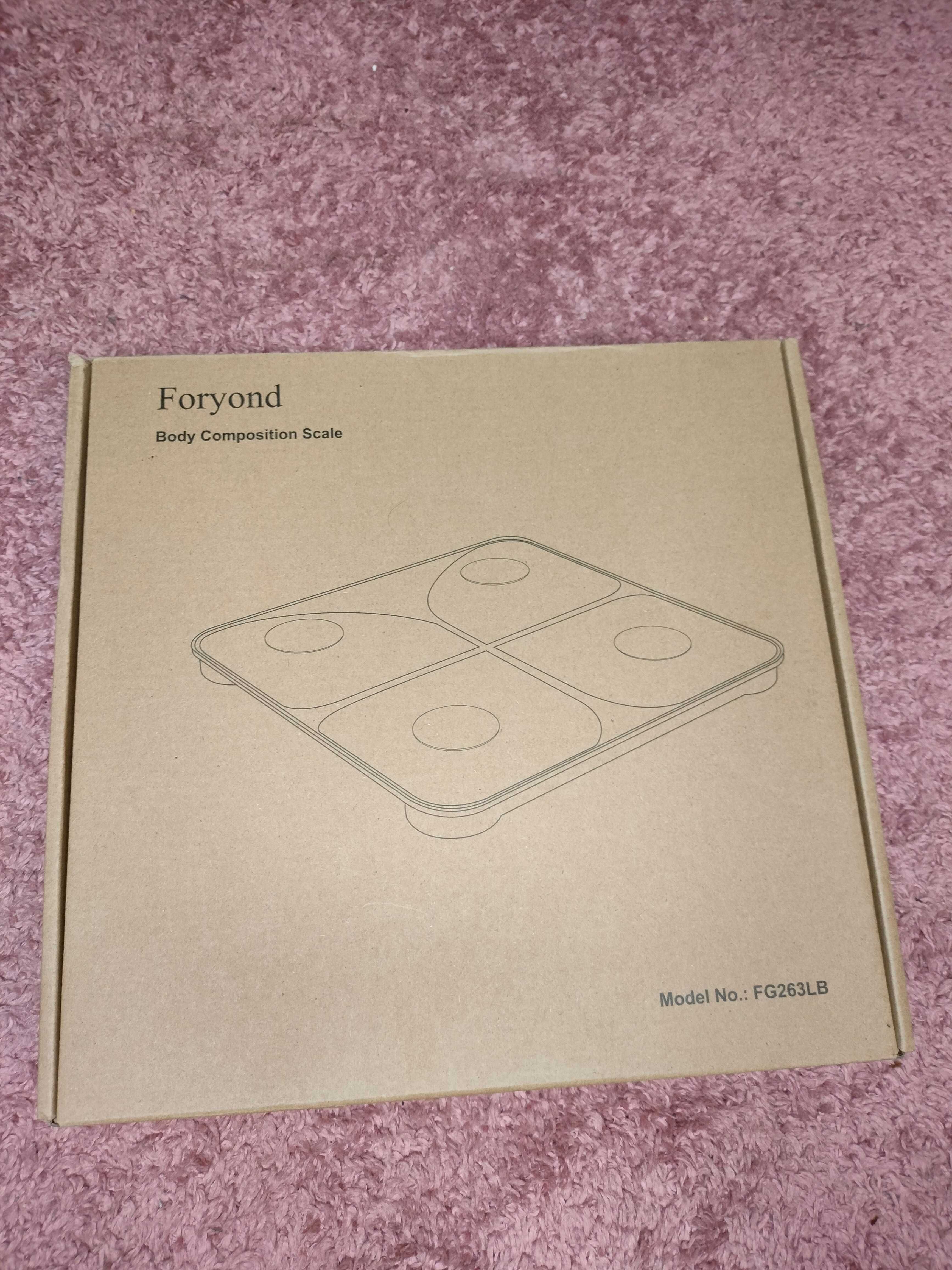 Foryond waga łazienkowa smart cyfrowa analityczna bluetooth do  180 kg