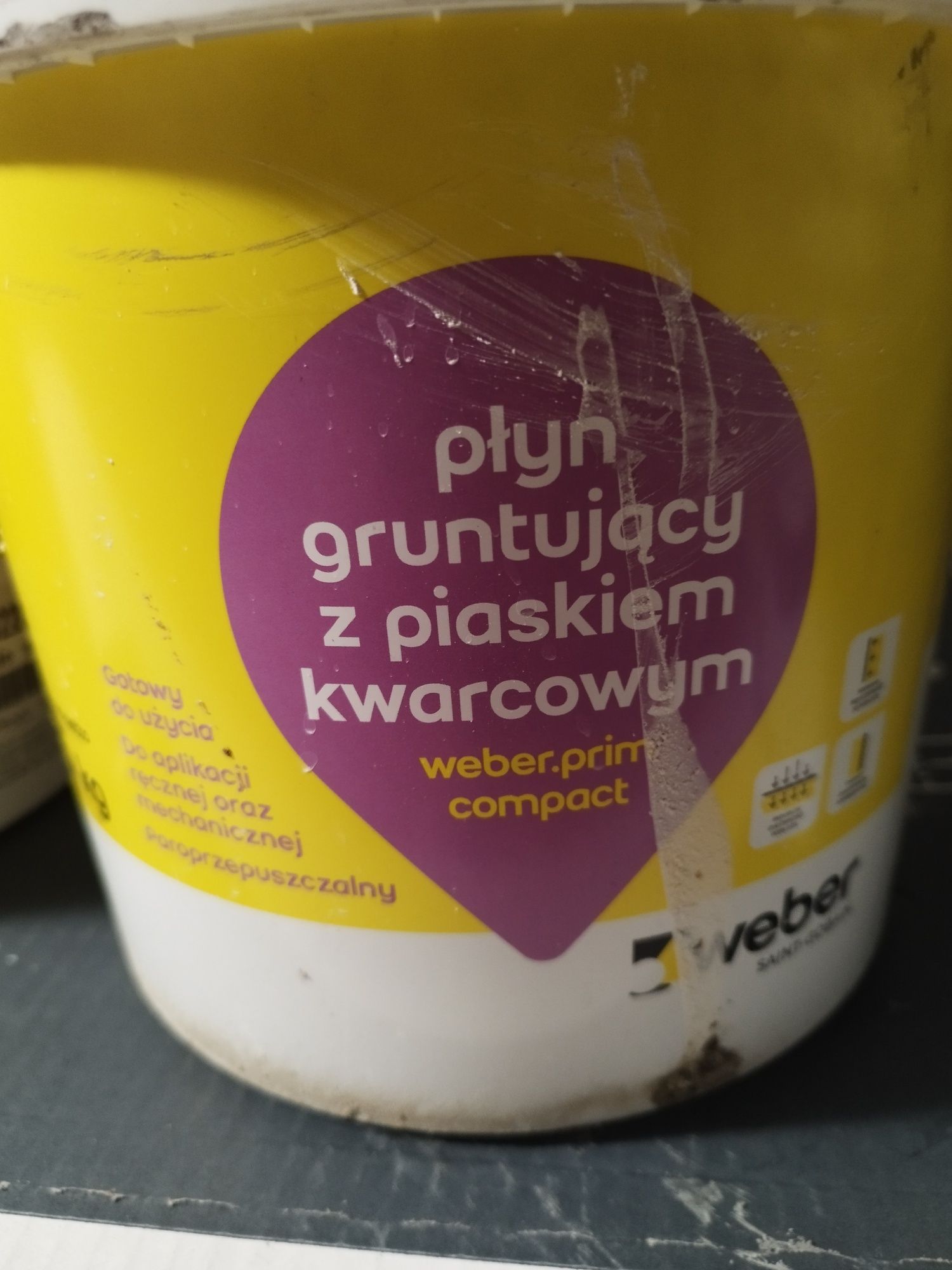 Tynk Weber hydrofilowy aguabalans biały baza