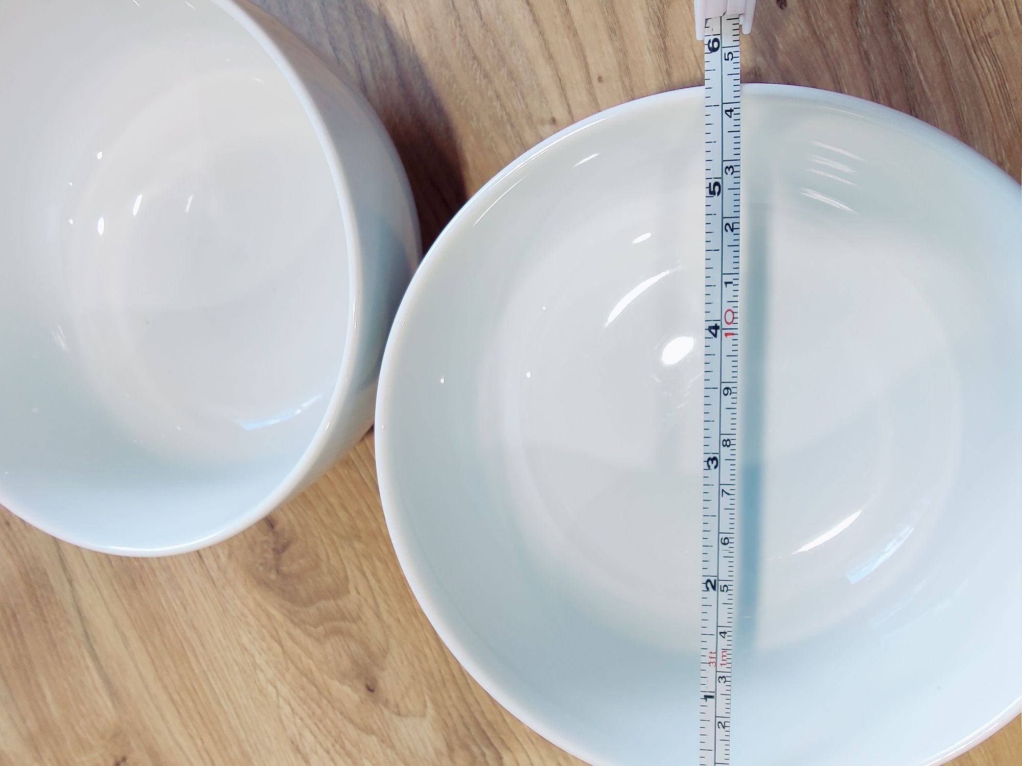 Komplet 2 szt. misek/miseczek na zupę/śniadanie/obiad porcelana Tesco