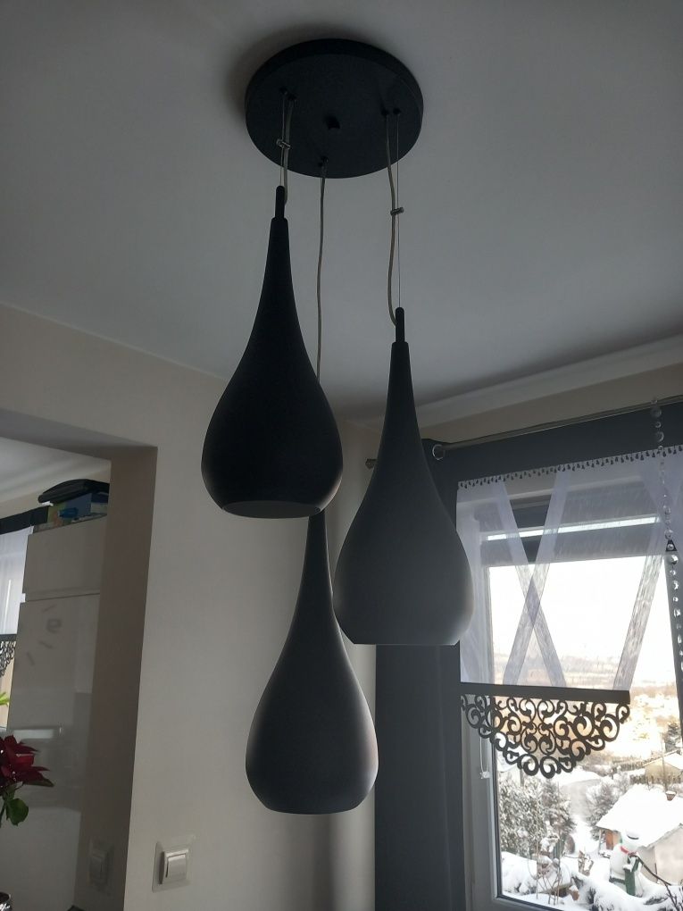 Lampa sufitowa wisząca metalowe